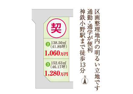 プリズムガーデン 垂井南（建築条件付宅地分譲）