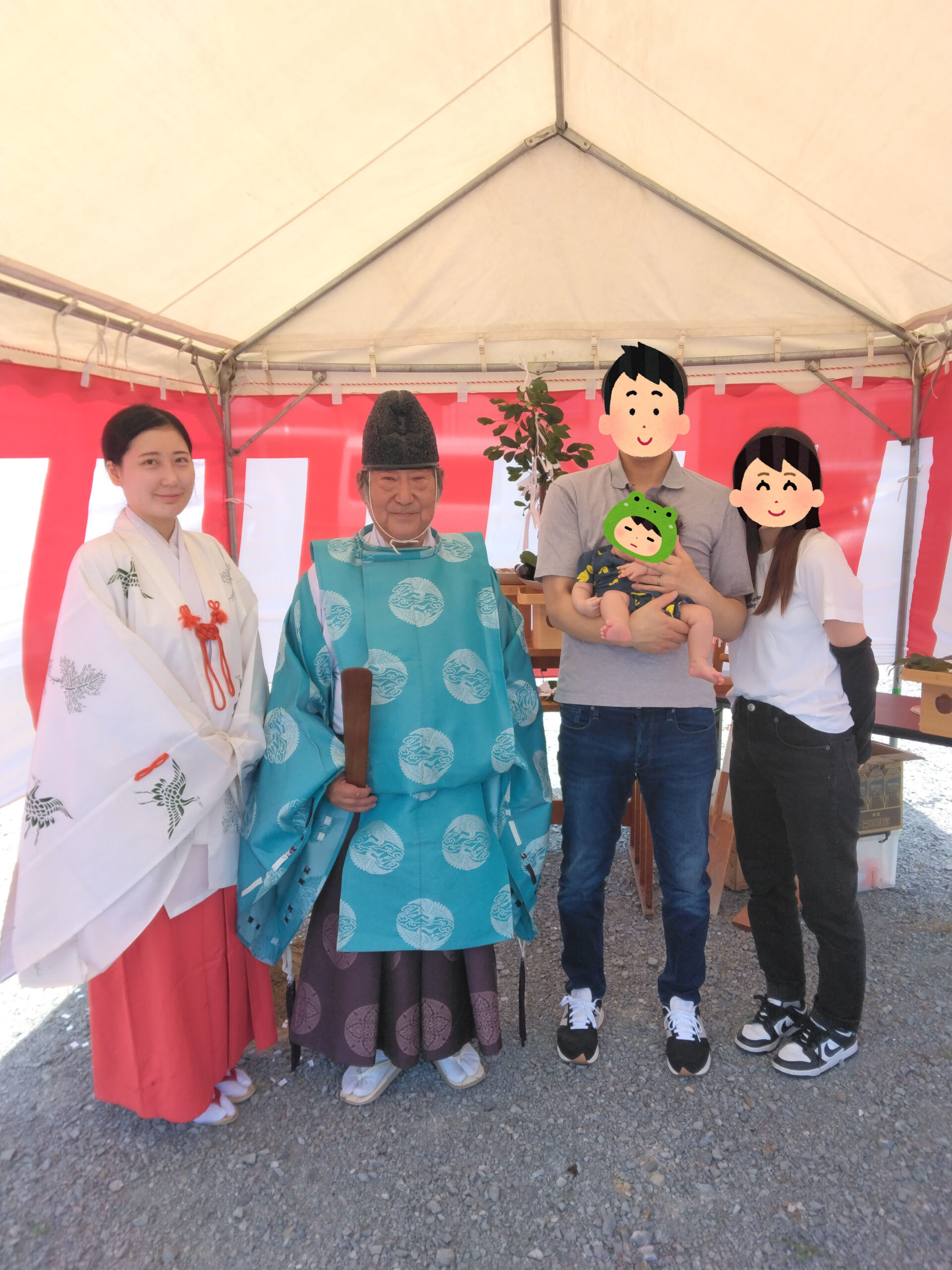 本日、小野市にて地鎮祭でした♪