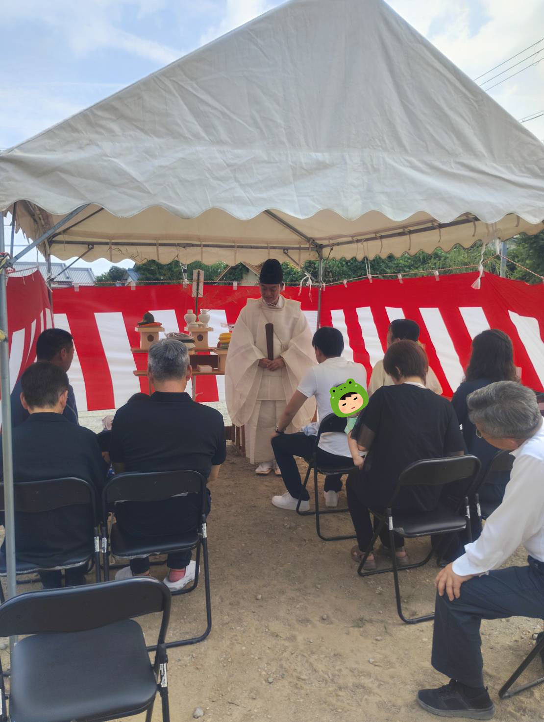 本日、加東市にて地鎮祭でした♪