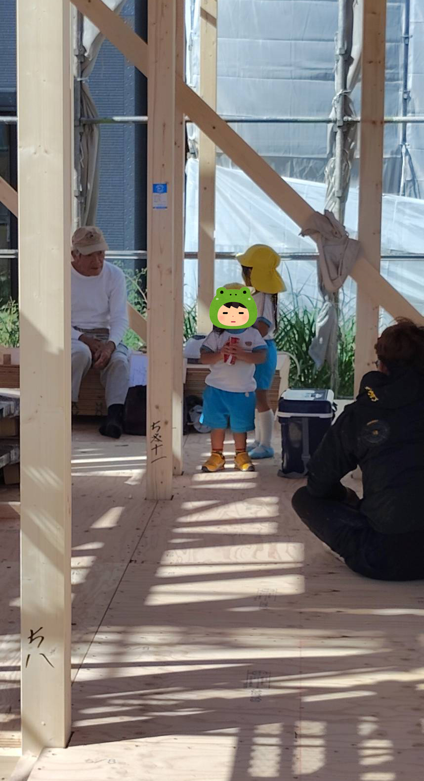 本日、加東市にて上棟♪