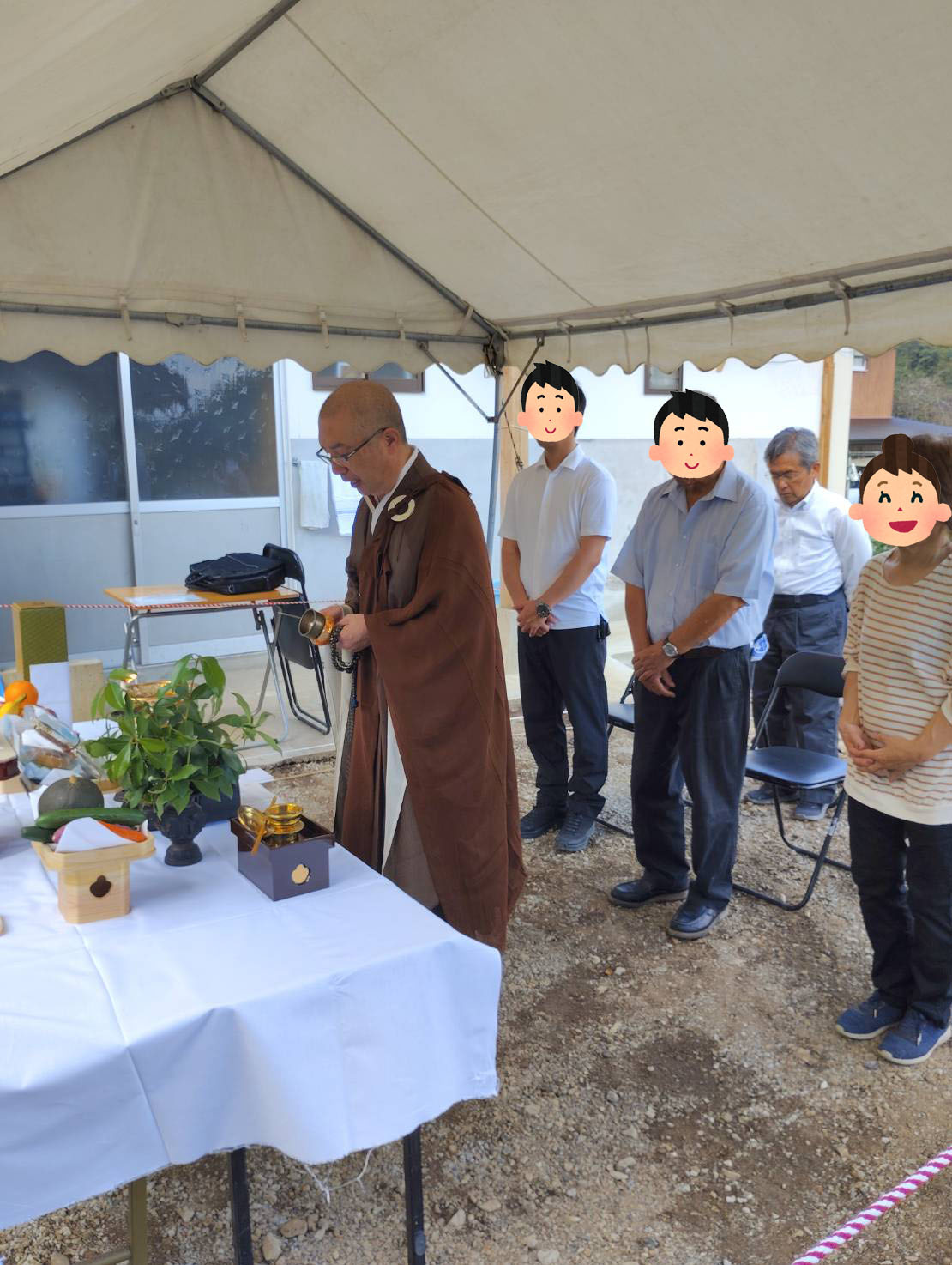 本日、篠山市にて地鎮祭でした♪