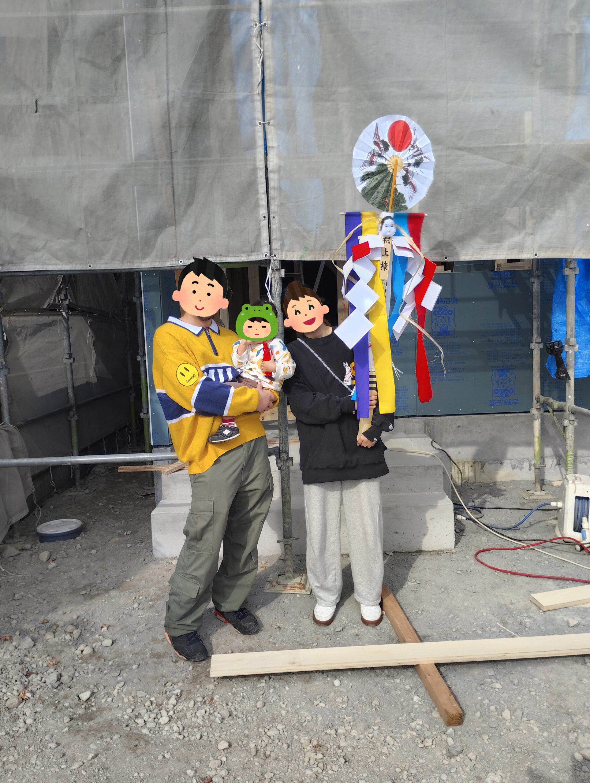 西脇市にて上棟しました♪