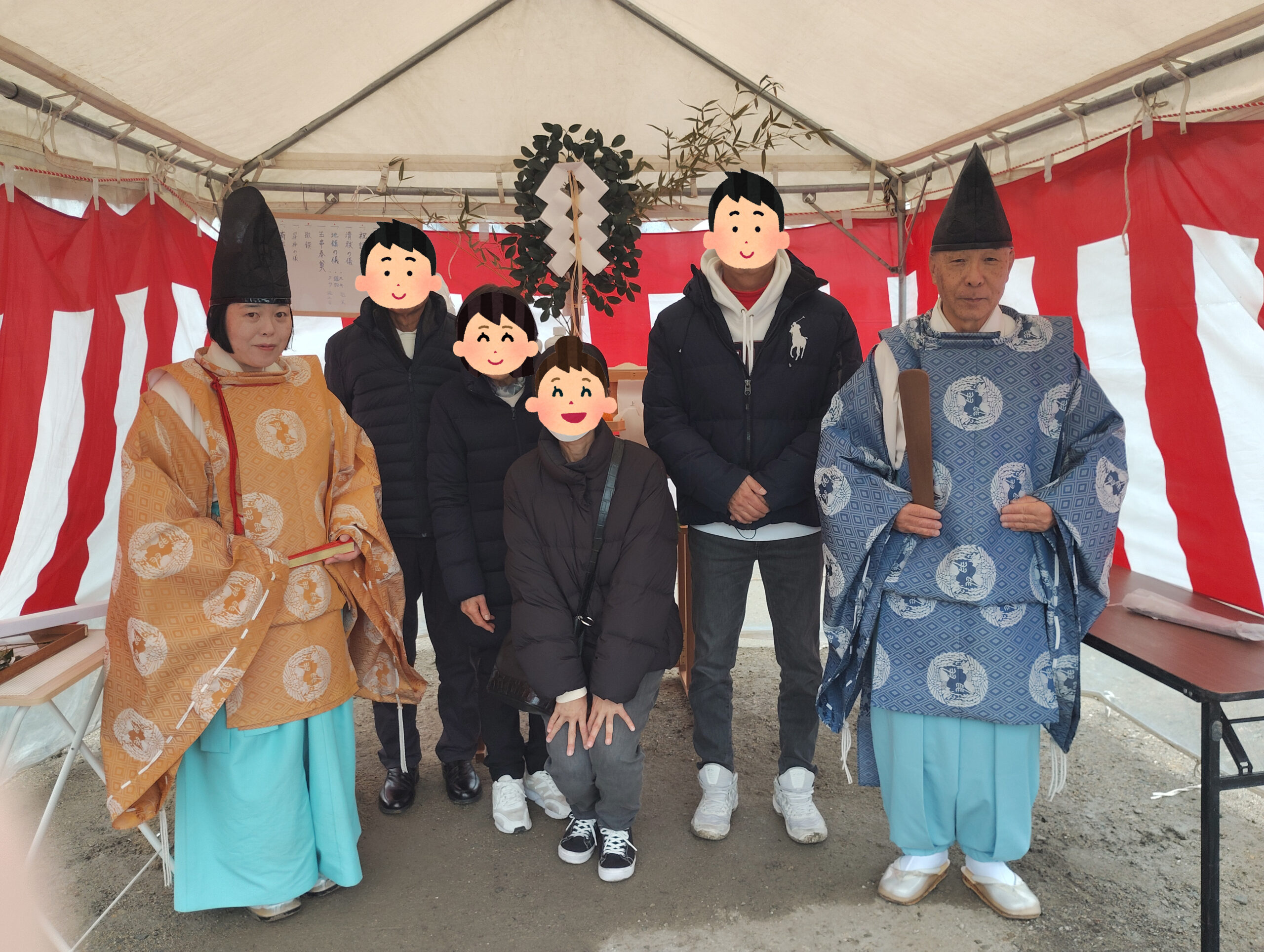 西脇市にて地鎮祭が無事に執り行われました♪